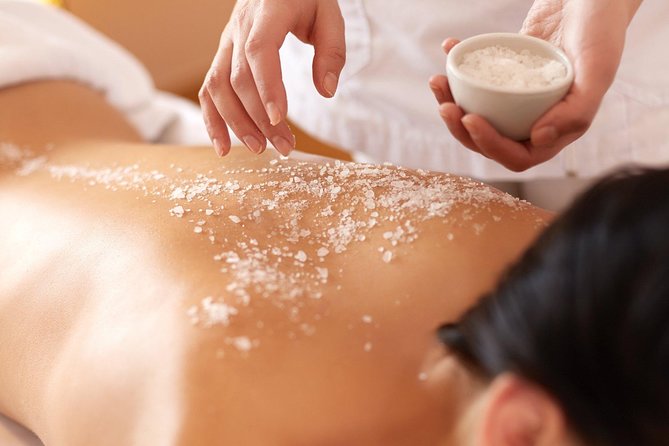 1 Hour The Home Body Scrub with four optional - Free Transportation - The cool towel and tea welcome