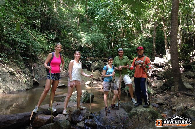 8KM White Water Rafting and 3HRS Jungle Trekking Adventure - A three-hour trek with plants, trees, and local detail