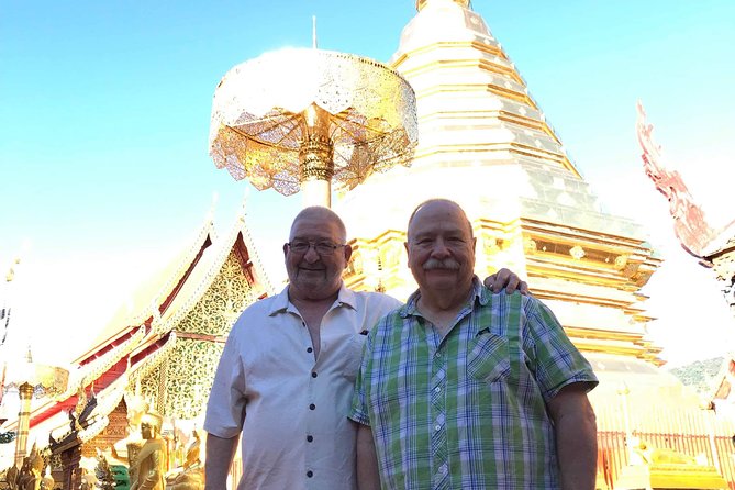 Alms and Wat Phra That Doi Suthep Private Chiang Mai Tour - Riding up to Wat Phra That Doi Suthep