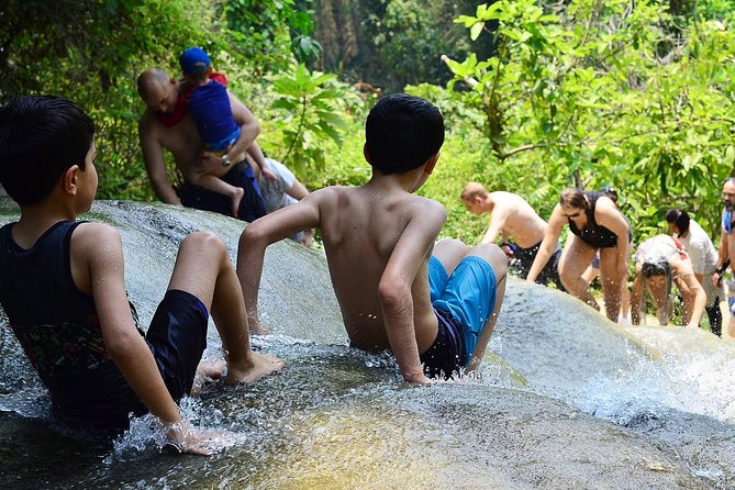 Best of Chiangmai day trip Temples and Sticky waterfall - Bua Thong Sticky Waterfall, the active centerpiece