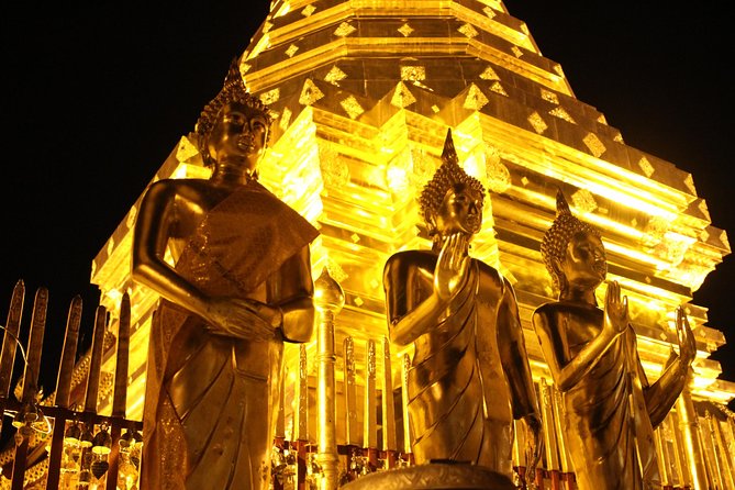Best seller!! Amazing Night tour, Doi Suthep + Wat umong - Top Must visit! - Rain, clothing, and other useful preparation