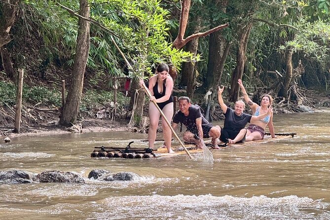 Chiang Mai 1 Day: Elephant Sanctuary, Waterfall & Bamboo Rafting - Three hours of feeding, walking, and water