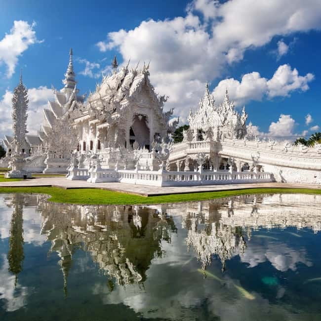 Chiang Mai: Chiang Rai Famous Temples & Hot Springs Day Trip - Huay Pla Kang closes the sightseeing day
