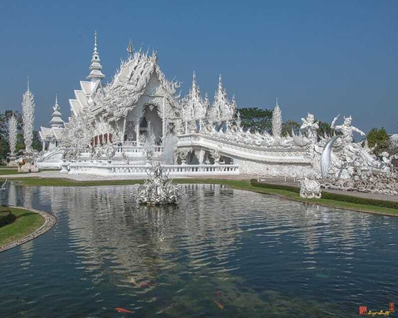 Chiang Mai: Chiang Rai White, Blue & Black Temples Day Tour - Wat Rong Suea Ten, the Blue Temple