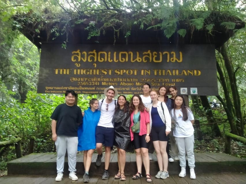 Chiang Mai: Doi Inthanon Park with Kew Mae Pan Hike Day Trip - The King and Queen Twin Pagodas
