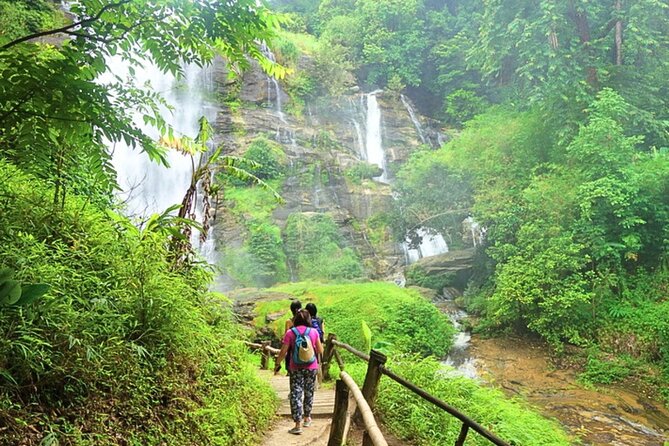 Chiang Mai: Doi Inthanon, Waterfalls, and Hill Tribe Village - Wachirathan Falls brings the real drama