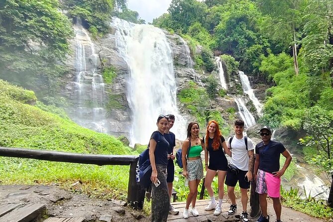 Chiang Mai: Doi Inthanon, Waterfalls, and Hill Tribe Village - The King and Queen Pagodas add a formal mountain stop