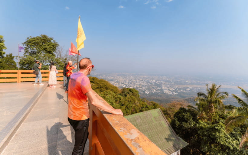 Chiang Mai: Doi Suthep Temple and Waterfall by Songtaew Trio - Wat Pha Lat, the peaceful stop in the forest