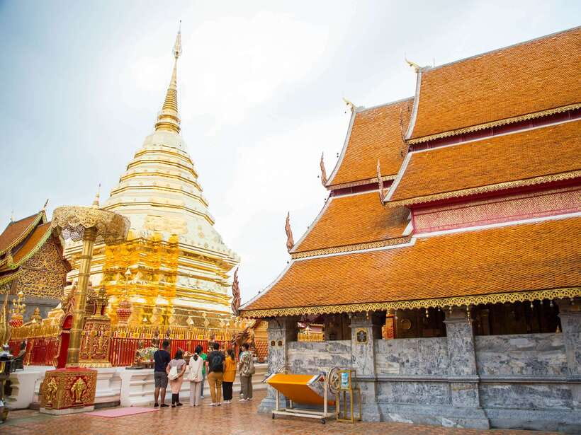 Chiang Mai: Doi Suthep, Wat Umong, and Pha Lat Sunrise Tour - Transport, timing, and what the $32 includes