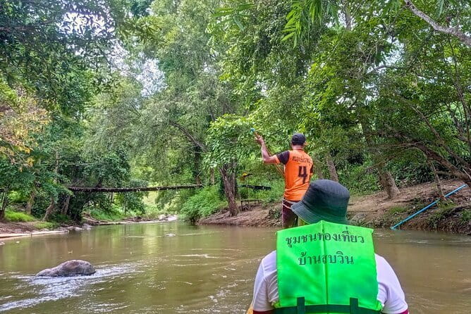 Chiang Mai Elephant Sanctuary Observation and Bamboo Rafting - A quiet hour on the Wang River