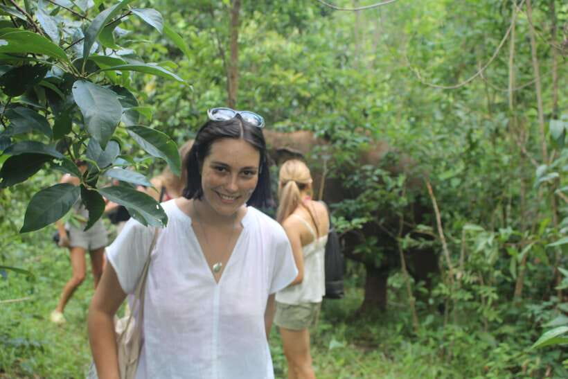 CHIANG MAI ELEPHANT VILLAGE SANCTUARY JUNGLE ADVENTURE - A family lunch in the village