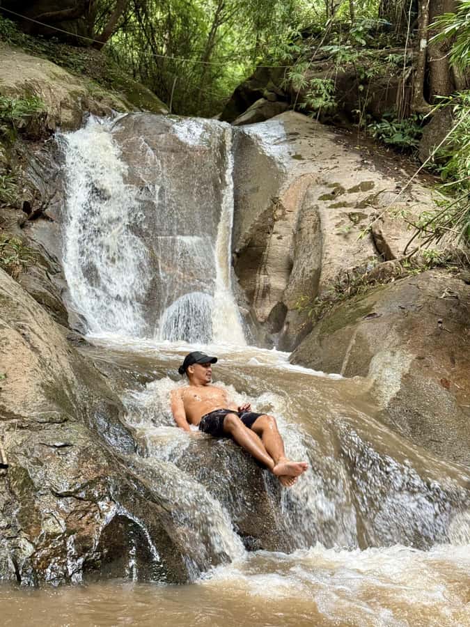 Chiang Mai Half-Day Adventure: River Tubing & Waterfall - The optional elephant feeding visit