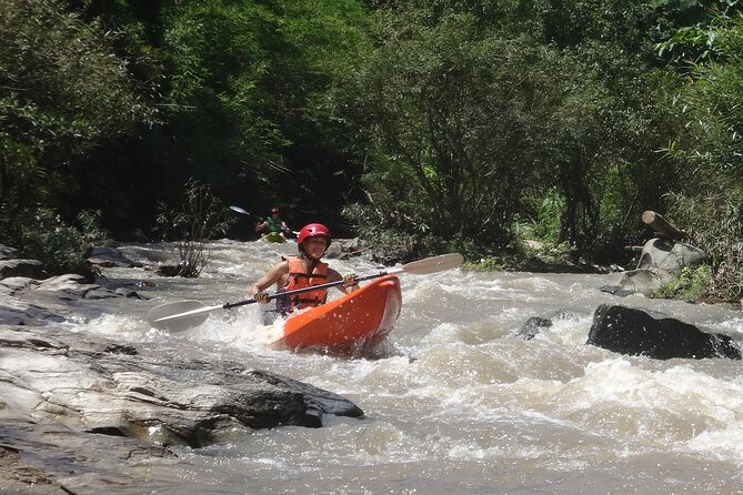 Chiang Mai: Jungle Kayak Adventure with Rapids & Elephants - Riverside lunch and included support
