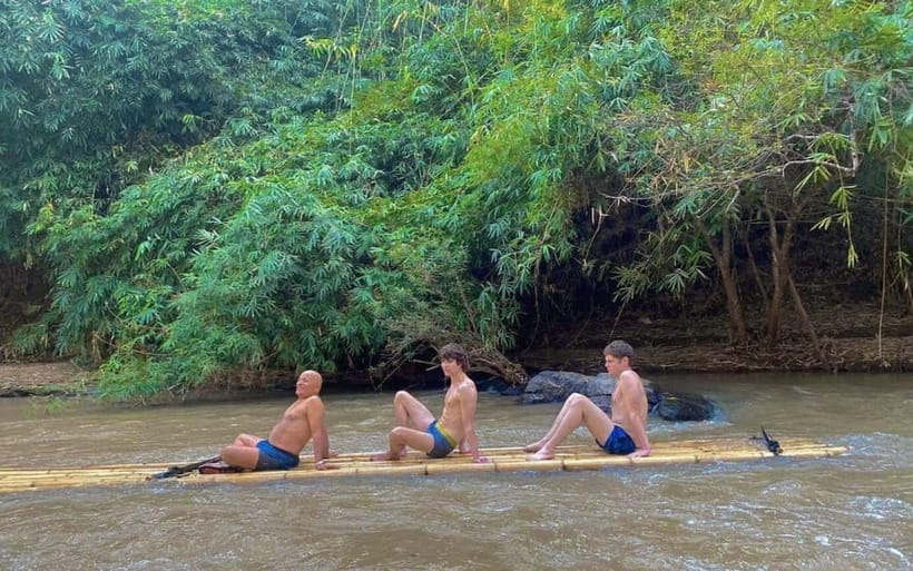 Chiang Mai: Jungle Trek, Elephants care & Bamboo Rafting - Trekking through forest, fields, and Karen country
