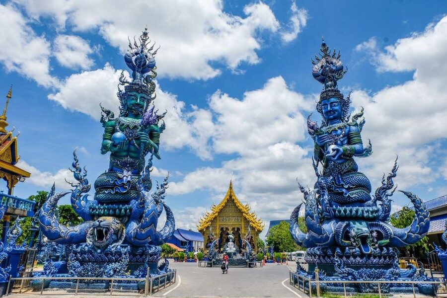 Chiang Mai: Long Neck Village & Chiang Rai’s Iconic Temples - Blue Temple: a shorter, calmer visit