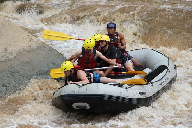Chiang Mai Rafting in Mae Taeng River with Thai Buffet - Waterfall climbing and the natural slide