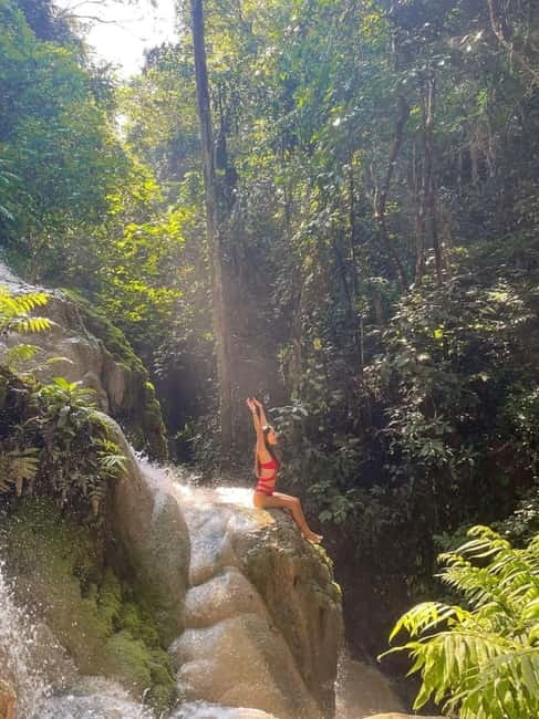 Chiang Mai Sticky Waterfall Adventure-Climb Like Spider-Man! - Arriving at Bua Thong Sticky Waterfall