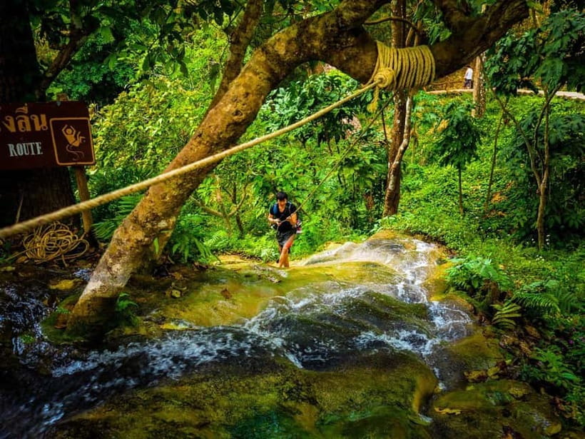 Chiang Mai: Sticky Waterfall by Local Truck with Market Stop - Climbing the unusual Bua Thong Waterfall