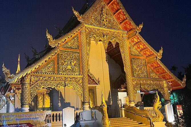 Chiang Mai Temples and Market Tuk-Tuk Evening Night Tour - Wat Phan Tao, an older and quieter change of pace