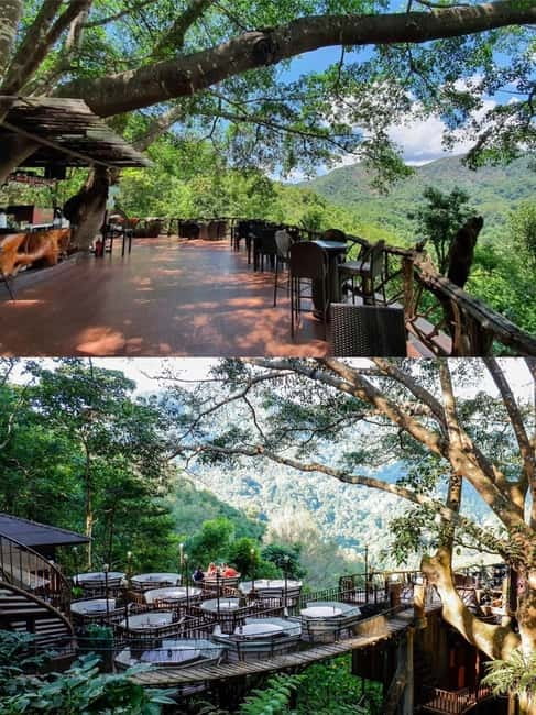 Chiang Mai: The Giant Café & Mae Kampong Village Day Trip - Mae Kampong Village, wooden homes and a busy main road
