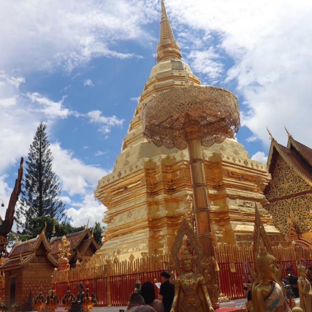 Chiang Mai: Wat Pha Lat & Wat Phra That Doi Suthep Tour - The road to Doi Suthep and the city viewpoint