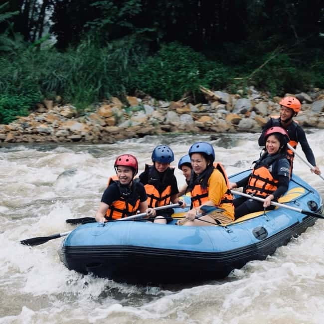 Chiang Mai Water Rafting Adventure with Optional ATV Ride - What the calm stretches are like