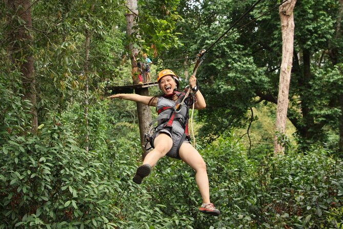 Chiang Mai Zip Line Experience - Mountain views, jungle shade, and a fruit break
