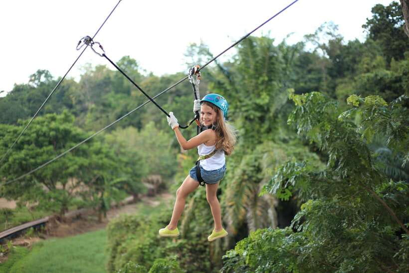 Chiang Mai: Zipline & High Rope Park with Lunch & Transfer - Safety equipment and guide support