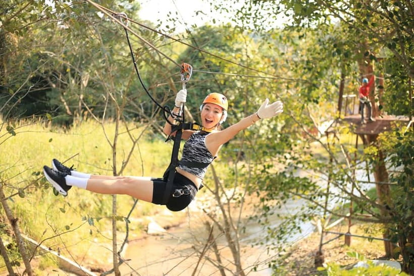 Chiang Mai: Zipline & High Rope without Lunch & Transfer - The safety setup and physical limits