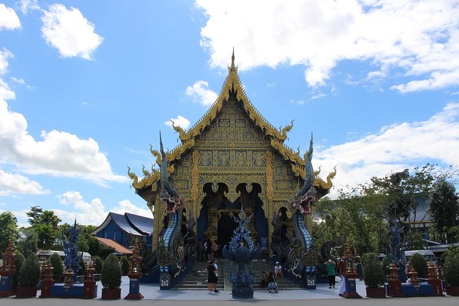Chiang Rai Day Tour from Chiang Mai: White Temple & More w/ Lunch - The Blue Temple brings a cooler, more theatrical mood