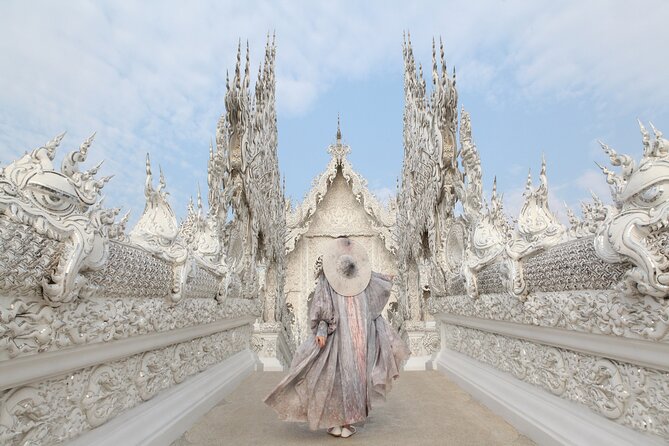 Chiang Rai Wonders: White, Blue & Red Temples and Hot Spring - The Blue Temple offers a calmer hour of color
