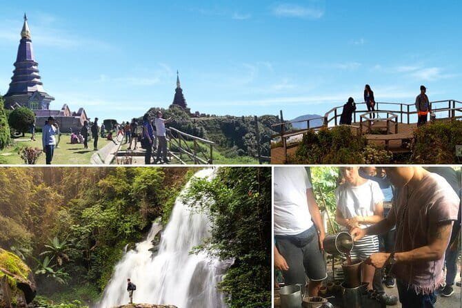 ChiangMai 1DayTour:Elephant Sanctuary,king&queen pagoda,waterfall - What the $123.49 price covers