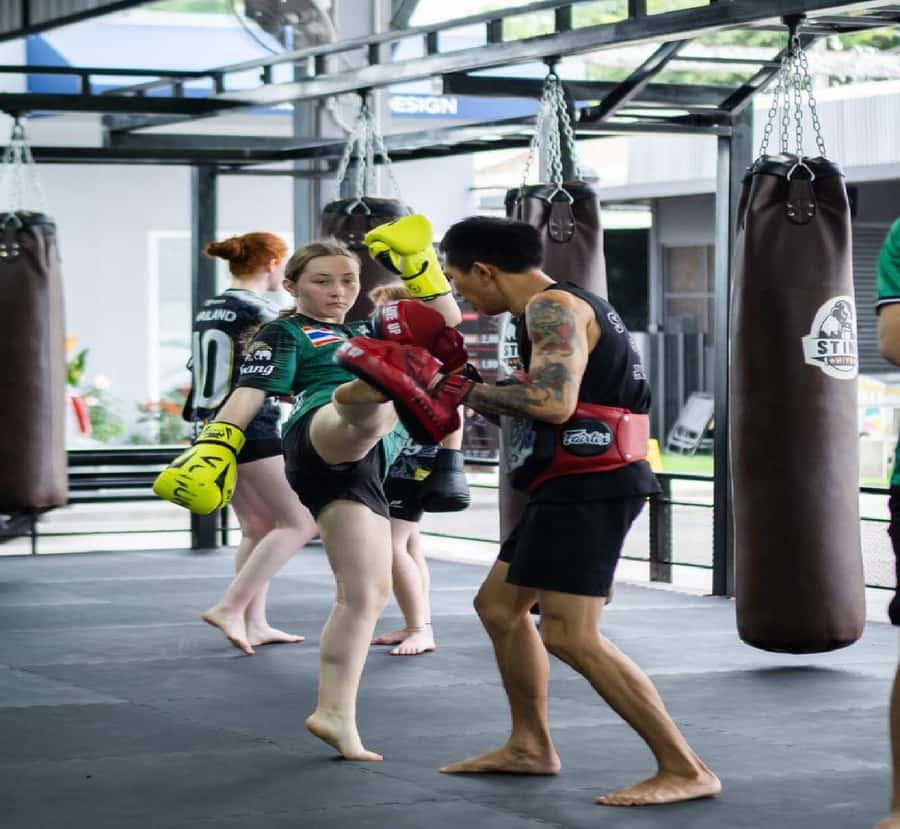 Chiangmai : Muay Thai Training academy - Entering the StingClub training camp
