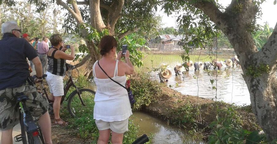 Colors of Chiang Mai Guided Bicycle Tour - Starting with temples and local communities