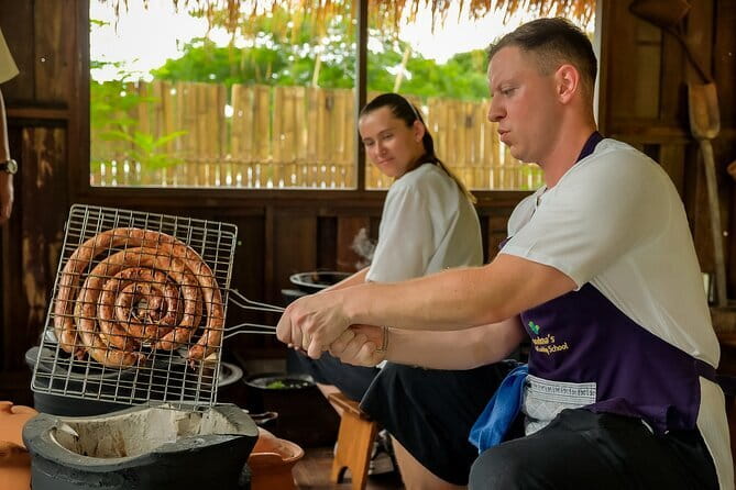 Cook Local Northern Thai Food in Traditional House - Picking ingredients at the organic farm