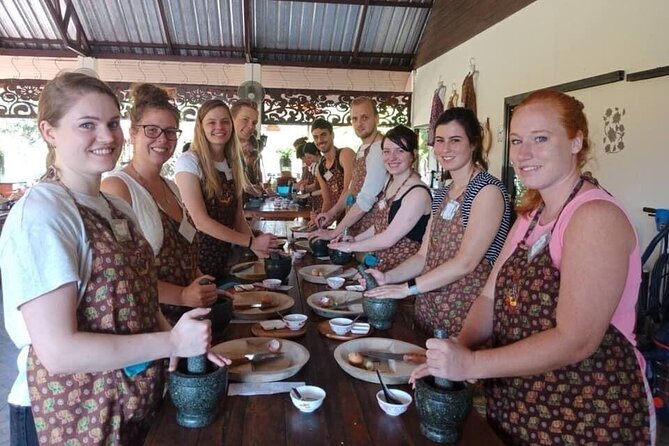 Cooking Evening Class Chiang Mai Visit Organic Garden and Market - Eating your own food in two settings
