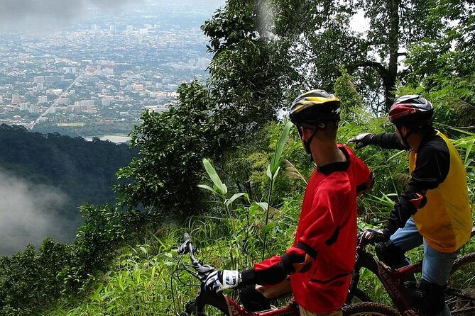 Doi Suthep National Park To Chiang Mai Beginner Downhill Mountain Biking - Riding through the national park