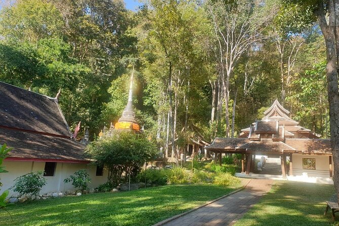 Doi Suthep Temple, Pha Lat Temple, Sticky Waterfall, Orchid farm - Doi Suthep and its 306-step approach