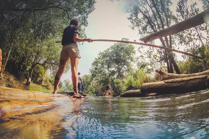Elephant Sightings , Bamboo Rafting Through The Jungle, Swimming In a Waterfall - Key points at a glance