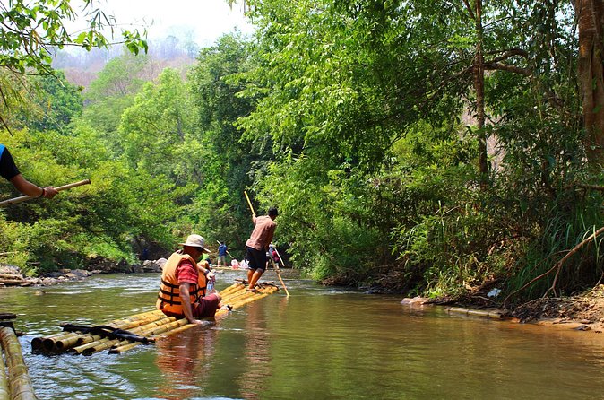 Full Day Chauffeur Driven Tuk Tuk Adventure in Chiang Mai including rafting - Climbing to the remote mountainside temple