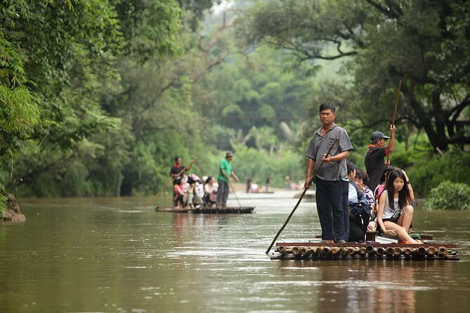 Full Day Elephant Bathing and Bamboo Rafting Tour in Chiang Mai - The Mae Wang waterfall stop