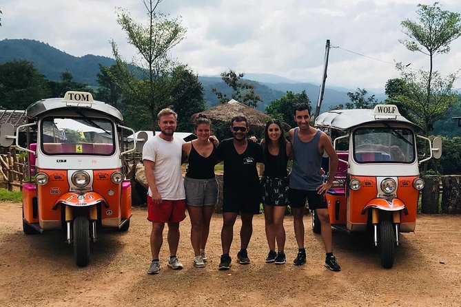 Full-Day Guided Tuk Tuk Chiang Mai Adventure and Rafting - Bamboo rafting on a gentle river