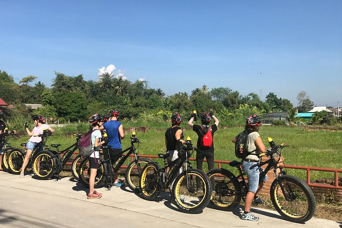 Half-day E-bike Countryside and rice paddies (flat land, GUIDED) - Hotel pickup and getting ready to ride