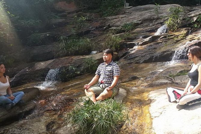 Half Day, Monk Chat Meditation Retreat on Waterfall Temple, Chiang Mai, Thailand - The offering, blessing, and monk conversation
