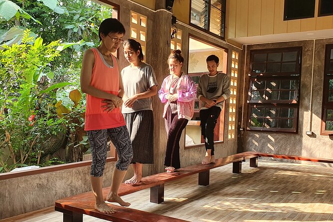 Half-Day Yoga, Meditation, and Thai Cultural Immersion in Chiang Mai - Starting with walking and sitting meditation
