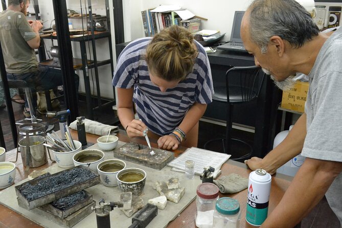 Jewellery Making Class with Silversmithing in Chiang Mai - Joining the parts and solving small problems
