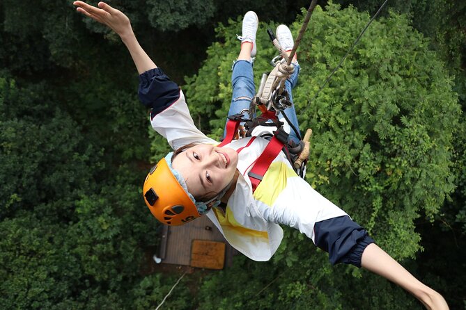 Jungle Flight Zipline Adventure From Chiang Mai - Flying through the Doi Saket rainforest