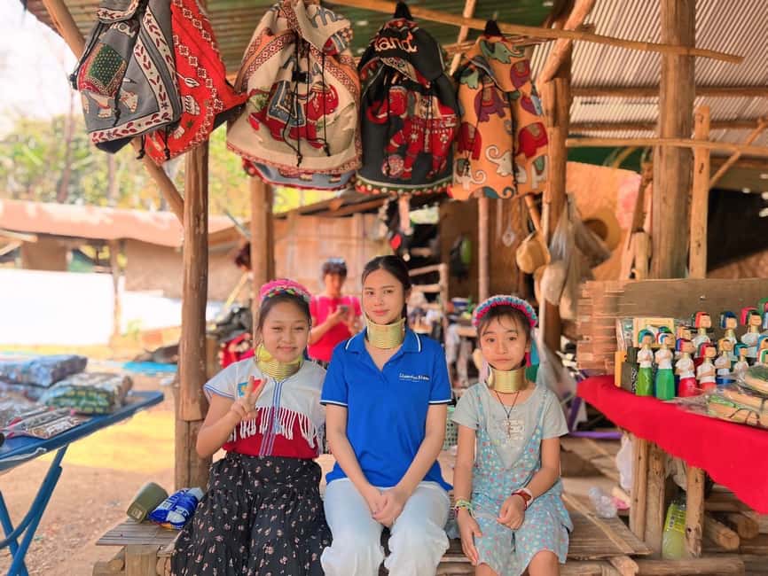 Long Neck Village, Silver Temple & Chiang Mai Top Sites - Riding a red songthaew through the old city