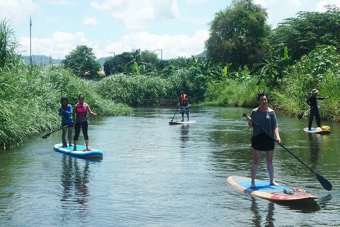 No.1 Chiang Mai: Stand Up Paddle Board through Mae Taeng Forest - Learning the basics before the river run