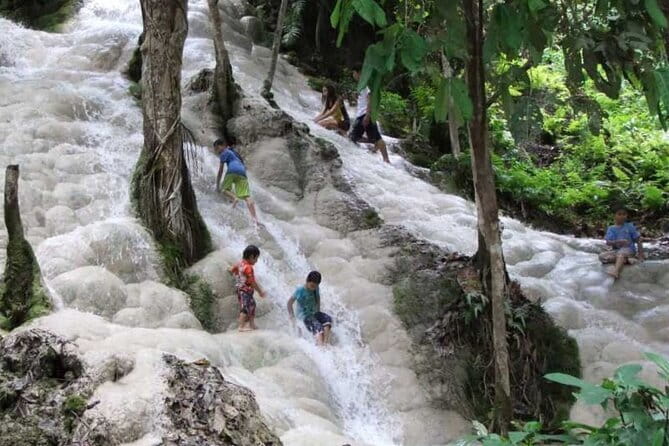One Day Sticky Waterfall, White Water Rafting,Elephants Sanctuary - Bua Thong Waterfall, the day’s most distinctive stop